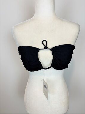 FELLA Conan Bikini Top in Black Size L
